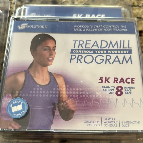 New fit solutions 5k race training dvds 2 sets of 6 disc - Picture 3 of 5